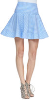 Thumbnail for your product : Milly Gorton Striped Flare Skirt