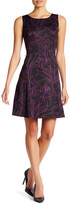 Thumbnail for your product : Nine West Printed Fit & Flare Dress