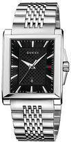 Thumbnail for your product : Gucci Men's Stainless Steel Square Watch with Bracelet