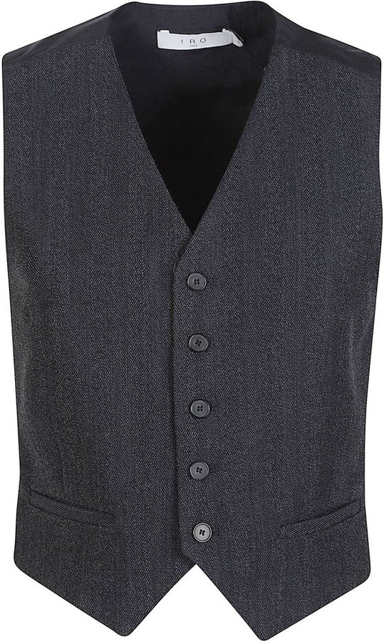 IRO Denim Waistcoat ShopStyle Vests