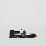 Thumbnail for your product : Burberry Colour Block Leather Monk Shoes