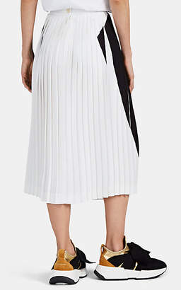 Maison Margiela Women's Cady Pleated Skirt - White