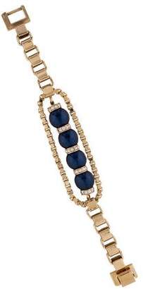 Mawi Faux Pearl & Crystal Bracelet