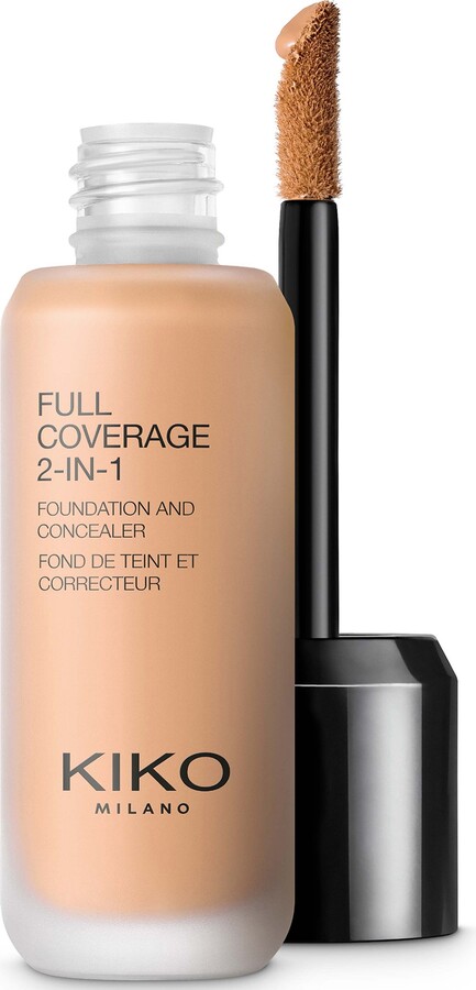 KIKO Milano Full Coverage 2-in-1 Foundation and Concealer 25ml (Various ...