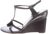 Thumbnail for your product : Louis Vuitton Embellished Wedge Sandals
