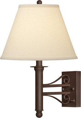 1 - Light Dark Rust Armed Sconce