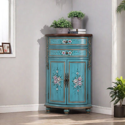 interanest American style multi-functional corner cabinet