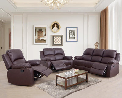 Latitude Run 3-Piece Manual Reclining Living Room Sofa Set