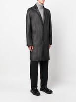 Thumbnail for your product : Avant Toi Painted-Effect Merino-Wool Overcoat