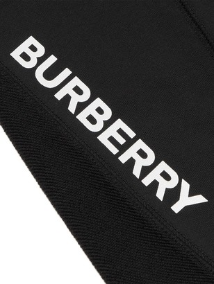 Burberry Cotton Sweatpants W/ Logo Patch