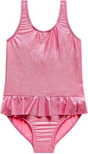 Beach Lingo Girls' Shine Like A Diamond One Piece Swimsuit Toddler 2T Pink