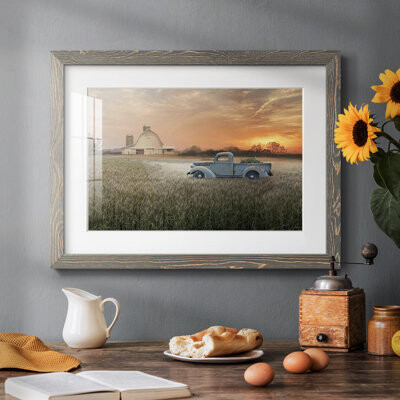 August Grove Evening Farm - Single Picture Frame Print