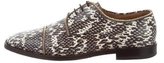 Thumbnail for your product : Christian Louboutin Watersnake Bruno Zip Oxfords