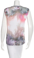 Thumbnail for your product : Sandro Sleeveless Graphic Print Top