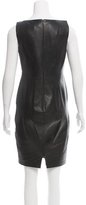 Thumbnail for your product : Robert Rodriguez Leather Sleeveless Dress