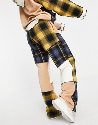 Jaded London relaxed patchwork cargo trousers co-ord