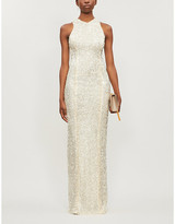 Thumbnail for your product : Galvan Almalfi sequinned gown