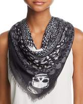 Thumbnail for your product : Zadig & Voltaire Kerry Skull Scarf