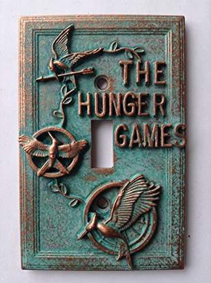The Hunger Games - Light Switch Cover - Aged Copper/Patina or Stone (Copper/Patina)