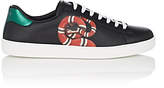 Thumbnail for your product : Gucci Men's Ace Kingsnake-Print Leather Sneakers - Black