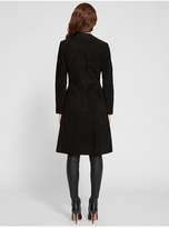 Thumbnail for your product : Alice + Olivia Logan Suede Mock Neck Midi Coat