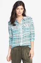 Thumbnail for your product : Paige Denim 'Audrey' Plaid Silk Shirt