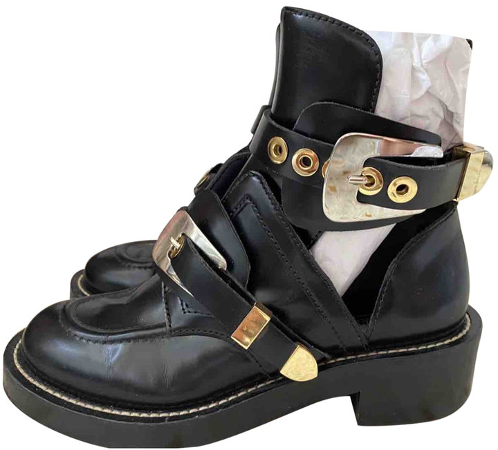 balenciaga ceinture ankle boots