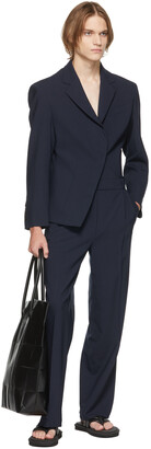 Coperni SSENSE Exclusive Navy Loose Tailored Trousers