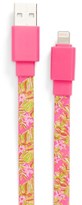 Thumbnail for your product : Lilly Pulitzer 'Jungle Tumble' iPhone 5s, 5c & 5 USB Charging Cable
