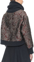 Thumbnail for your product : Dolce & Gabbana Ribbed Cashmere Collar, Charcoal