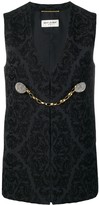 Thumbnail for your product : Saint Laurent Baroque Print Waistcoat Jacket