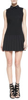 Thumbnail for your product : Alice + Olivia Drop-Waist Pleated-Skirt Dress