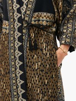 Thumbnail for your product : Etro Campeiro Wool-blend Brocade Coat - Black Gold