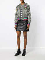 Thumbnail for your product : Diesel patch bomber jacket