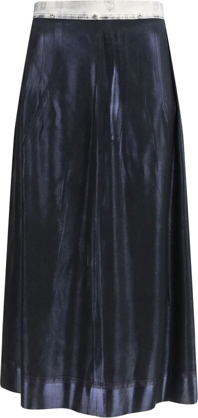 Maison Margiela Foil Treated Midi Skirt