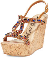 Thumbnail for your product : Naughty Monkey Chasing Rainbow Platform Wedge Sandals