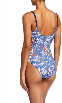 Shan Tokyo Printed One-Piece Swimsuit