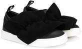 Thumbnail for your product : MSGM Kids ruffle detail slip-on sneakers