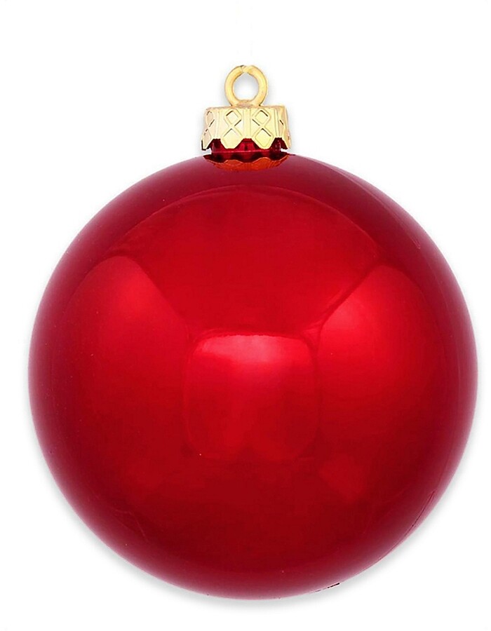 MOM Red Ball with Santa Hat Christmas Ornament Holiday Style Dolgencorp 