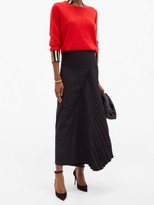 Thumbnail for your product : Burberry Eyre Icon-striped Cashmere Sweater - Red