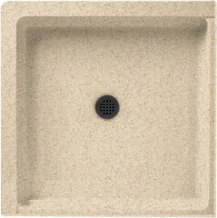 Swan Solid Surface 36" x 36" Double Threshold Shower Base