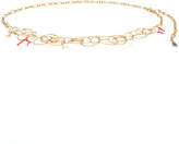 Sonia Rykiel interlinked coral necklace