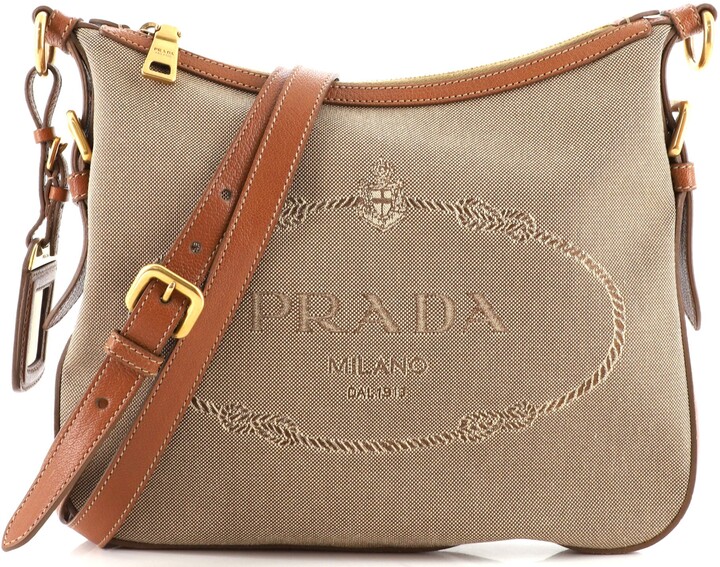 Prada Canvas Handbags | Shop The Largest Collection | ShopStyle