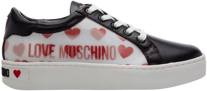 love moschino paint splatter sneakers