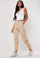 camel cargo trousers