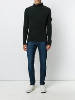 Thumbnail for your product : Stone Island fitted roll neck sweater