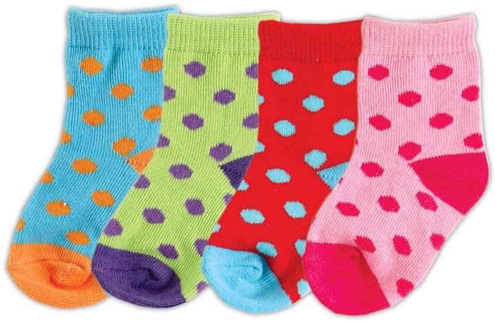 Luvable Friends Baby Basic Socks, 6 Pack, Blue and Gray, 0-6 Months