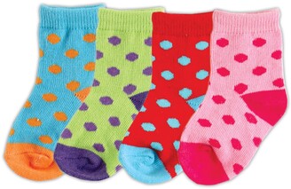 Luvable Friends Socks, 4-Pack, 0-6 Months