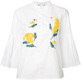 Thumbnail for your product : Muveil flared sleeve embroidered shirt