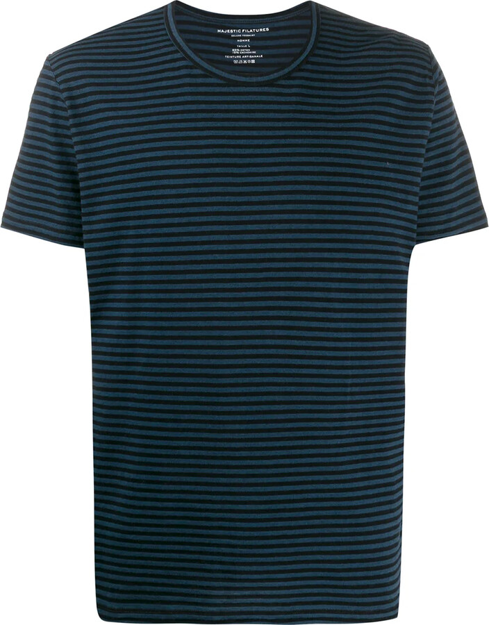 Majestic Filatures striped crew-neck T-shirt